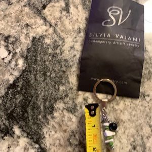 Silvia Vaiani contemporary key ring